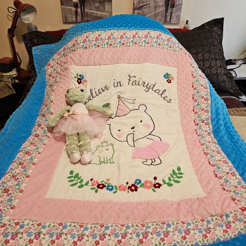 Hand crafted "Believe in Fairytales" toddler gift set